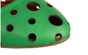 Baleriny -161 037 135 08 Grass 161689, Zielony, Skóra naturalna | Bayla Online