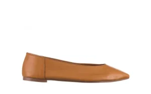 Baleriny -161 093 388 4010 Tan, Brąz, Skóra naturalna | Bayla New
