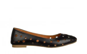 Baleriny -161 037 135 Black 161690, Czarny, Skóra naturalna | Bayla Discount