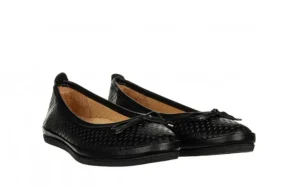 Baleriny -161 158 709 Black 161713, Czarny, Skóra naturalna | Bayla Fashion