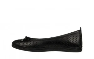 Baleriny -161 158 709 Black 161713, Czarny, Skóra naturalna | Bayla Fashion