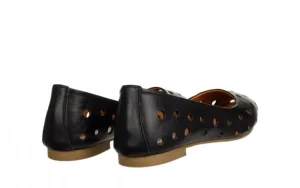 Baleriny -161 037 135 Black 161690, Czarny, Skóra naturalna | Bayla Discount