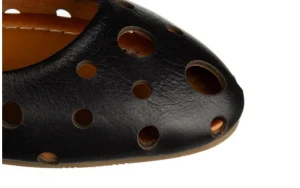 Baleriny -161 037 135 Black 161690, Czarny, Skóra naturalna | Bayla Discount