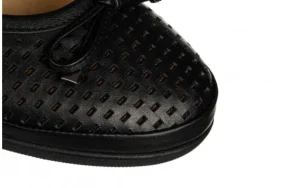 Baleriny -161 158 709 Black 161713, Czarny, Skóra naturalna | Bayla Fashion