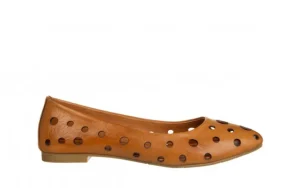 Baleriny -161 037 135 Coconut 161691, Brązowy, Skóra naturalna | Bayla Outlet