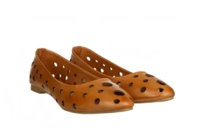 Baleriny -161 037 135 Coconut 161691, Brązowy, Skóra naturalna | Bayla Outlet