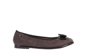 Baleriny -018 1063-303 Taupe Black, Brąz/Czarny, Skóra naturalna | Bayla Sale