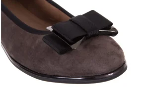 Baleriny -018 1063-303 Taupe Black, Brąz/Czarny, Skóra naturalna | Bayla Sale