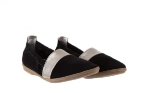 Baleriny -076 1627 Z Czarny, Skóra naturalna | Bayla Fashion