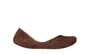 Baleriny Campana Flow AD Brown 010378, Brąz, Guma | Melissa Fashion