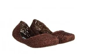 Baleriny Campana Flow AD Brown 010378, Brąz, Guma | Melissa Fashion