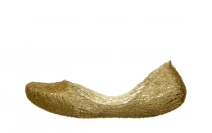 Baleriny Campana Flow Ad Gold 010427, Złoty, Guma | Melissa Discount