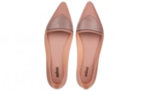 Baleriny Pointy IV AD Pink 010349, Róż, Guma | Melissa Outlet