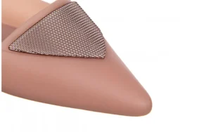 Baleriny Pointy IV AD Pink 010349, Róż, Guma | Melissa Outlet