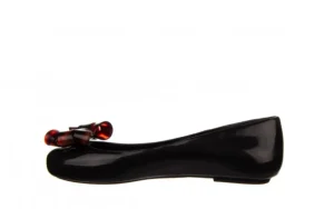 Baleriny Sweet Love III AD Black Tortoise 010353, Czarny, Guma | Melissa Sale