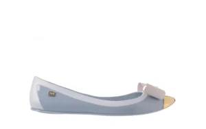 Baleriny T&G Fashion 11-102 Light Blue, Niebieski/ Biały, Guma | TG Discount