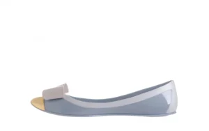 Baleriny T&G Fashion 11-102 Light Blue, Niebieski/ Biały, Guma | TG Discount