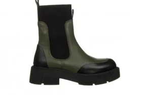 Botki -161 188 1302 01 06 Black Khaki 161633, Zielony, Skóra naturalna | Bayla Sale