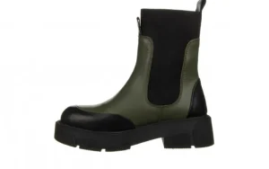 Botki -161 188 1302 01 06 Black Khaki 161633, Zielony, Skóra naturalna | Bayla Sale