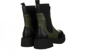Botki -161 188 1302 01 06 Black Khaki 161633, Zielony, Skóra naturalna | Bayla Sale