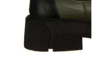 Botki -161 188 1302 01 06 Black Khaki 161633, Zielony, Skóra naturalna | Bayla Sale