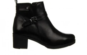 Botki -161 077 47456 01 Black 161583, Czarny, Skóra naturalna | Bayla Hot