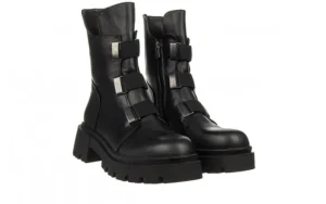 Botki -161 205 1504 01 Black 161648, Czarny, Skóra naturalna | Bayla Clearance