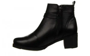 Botki -161 077 47456 01 Black 161583, Czarny, Skóra naturalna | Bayla Hot