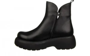 Botki -161 084 602 011 Black 161590, Czarny, Skóra naturalna | Bayla New