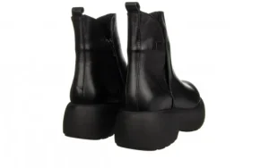 Botki -161 084 602 011 Black 161590, Czarny, Skóra naturalna | Bayla New