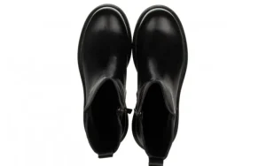 Botki -161 084 602 011 Black 161590, Czarny, Skóra naturalna | Bayla New