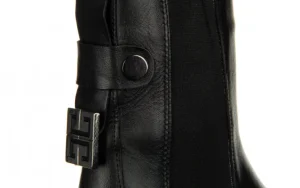 Botki -161 205 4006 01 Black 161654, Czarny, Skóra naturalna | Bayla Outlet