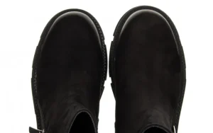 Botki -161 034 101 51 Black Nubuck 161547, Czarny, Skóra naturalna | Bayla Sale