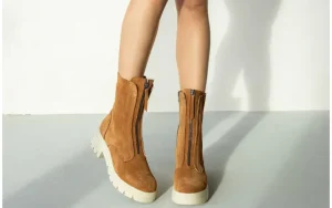 Botki -161 188 1104 53 Coconut Suede 161628, Brązowy, Skóra naturalna | Bayla Outlet