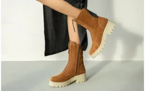 Botki -161 188 1104 53 Coconut Suede 161628, Brązowy, Skóra naturalna | Bayla Outlet