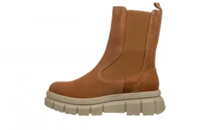 Botki -161 188 2103 53 Coconut Suede 161637, Brązowy, Skóra naturalna | Bayla Best