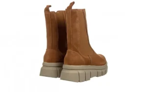 Botki -161 188 2103 53 Coconut Suede 161637, Brązowy, Skóra naturalna | Bayla Best