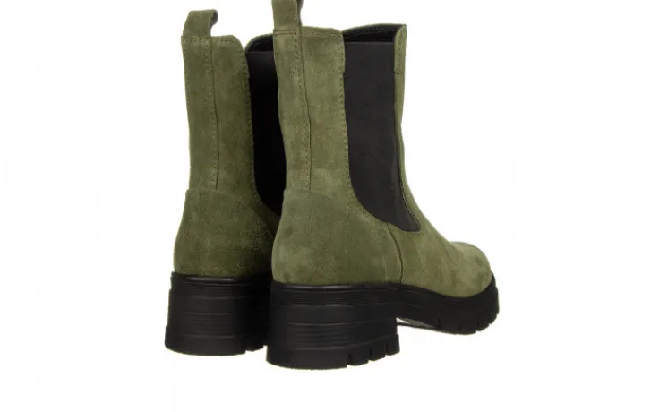 botki_bayla____khaki_sued_4.webp Botki -161 188 1101 55 Khaki Suede 161625, Zielony, Skóra naturalna | Bayla Discount