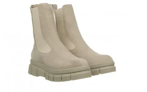 Botki -161 188 2103 54 Taupe Suede 161638, Beżowy, Skóra naturalna | Bayla Hot