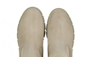 Botki -161 188 2103 54 Taupe Suede 161638, Beżowy, Skóra naturalna | Bayla Hot