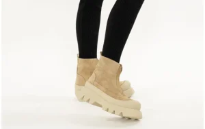 Botki -200 124 4172 A-101 200008, Beżowy, Skóra naturalna | Bayla Outlet