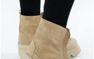 Botki -200 124 4172 A-101 200008, Beżowy, Skóra naturalna | Bayla Outlet