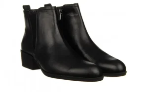 Botki -161 077 41439 Black 161551, Czarny, Skóra naturalna | Bayla Fashion