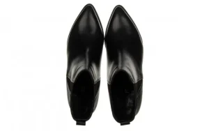 Botki -161 077 39498 Black 161548, Czarny, Skóra naturalna | Bayla Discount