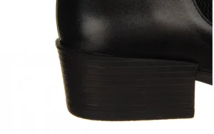 Botki -161 077 41439 Black 161551, Czarny, Skóra naturalna | Bayla Fashion