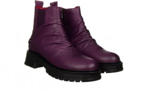 Botki -161 177 4008 Purple 161619, Fioletowy, Skóra naturalna | Bayla Clearance