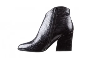 Botki -194 9621 1784 Szary 194005, Skóra naturalna lakierowana | Bayla New