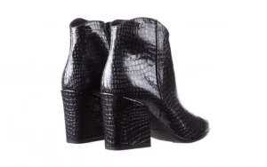 Botki -194 9621 1784 Szary 194005, Skóra naturalna lakierowana | Bayla New