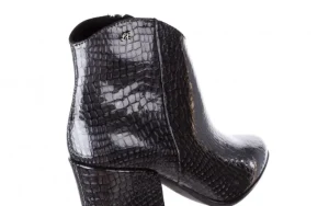 Botki -194 9621 1784 Szary 194005, Skóra naturalna lakierowana | Bayla New