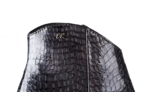 Botki -194 9621 1784 Szary 194005, Skóra naturalna lakierowana | Bayla New